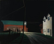 George Copeland Ault Bright Light on Russells Kornerz VINTAGE poster print
