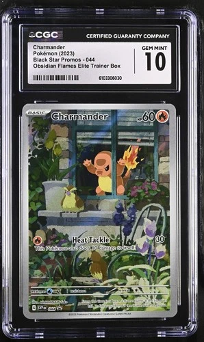 2023 Black Star Promos #044 Charmander CGC 10
