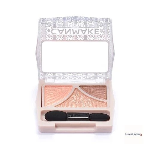 [NEW] CANMAKE Juicy Pure Eyes Eyeshadow - 06 Baby Apricot Pink by CANMAKE - Image 3 of 4