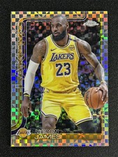 2025-26 Topps Chrome LeBron James #127 X-Fractor Refractor Lakers &04152