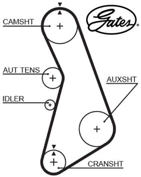 Gates 5492XS Zahnriemen Steuerriemen FüR Audi FüR VW-image