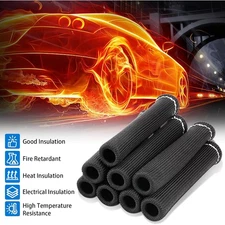 8PCS Spark Plug Wire Boots Protector Sleeve Universal Heat Shield Cover 2500°
