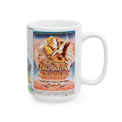 Blazing Saddles 1974 Gene Wilder Cleavon Little Coffee Mug 15oz