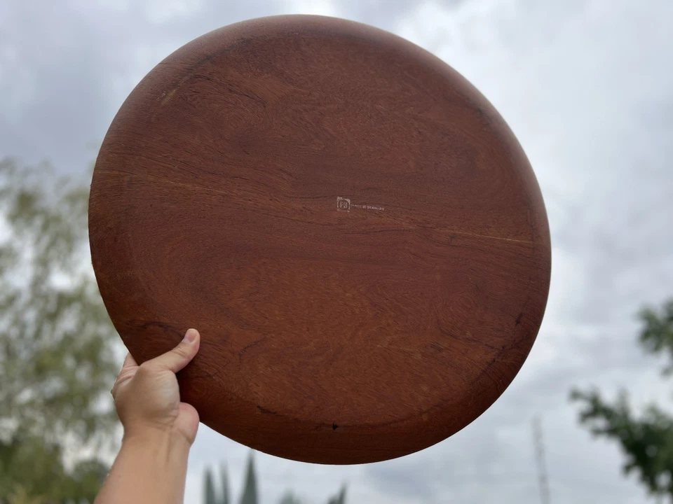 Mesa auxiliar Mid Century Fritz Hansen 23,5" bandeja teca (base no incluida) Foto 2 de 4