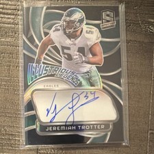 Spectra Illustrious Legends Jeremiah Trotter Autograph Prizm #112/149