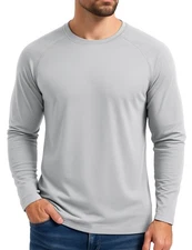 Men's Thermal Underwear Top Fleece Lined Base Layer Long Sleeve Cold Weather