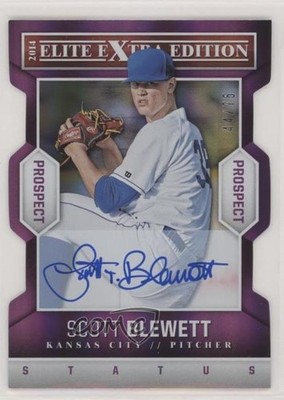 2014 Panini Elite Extra Edition Prospects 44/75 Scott Blewett #36 Auto 2r8