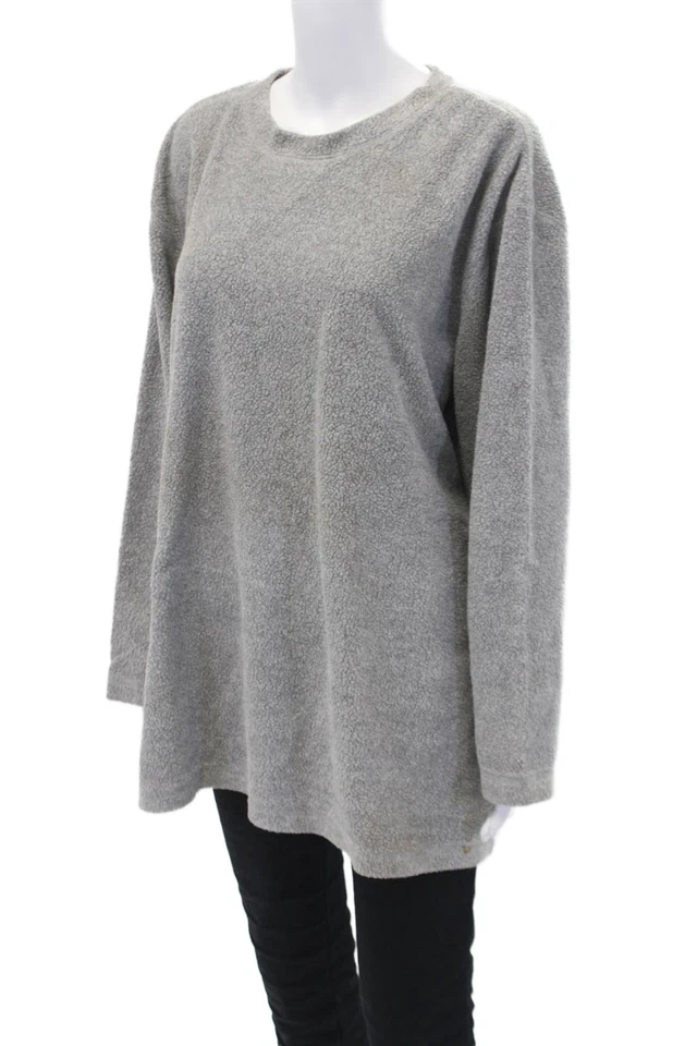 Suéter Hanna Andersson Mujer Algodón Texturizado Mangas Largas Cuello Redondo Talla XL Foto 2 de 4