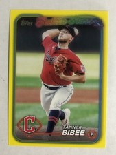 2024 Topps Series 2 - Future Stars Tanner Bibee #437 Yellow