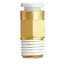 3 pc SMC CORPORATION KQ2H06-01AS Pneumatic Straight Threaded-to-Tube Adapter,R
