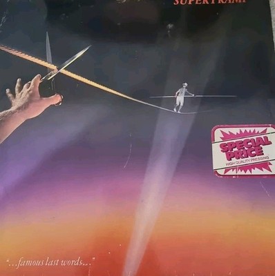 Supertramp Famous Last Words LP 1ST West Germany 1982- 393-732