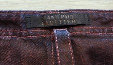 Vintage Designer Brand JPG JEAN PAUL GAULTIER Onward Kashiyama Red Sprayed Pants