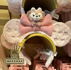 2026 Authentic HongKong Disney Spring ShellieMay Minnie Ears Plush Headband New