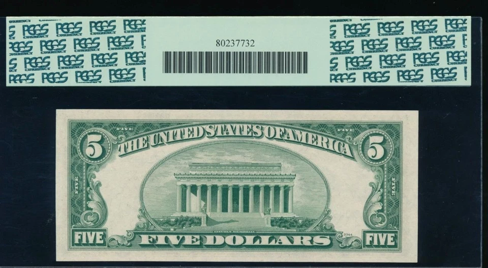 AC 1950B $5 Cleveland *star* FRN PCGS 65 Fr 1963-D* - Image 2 of 2