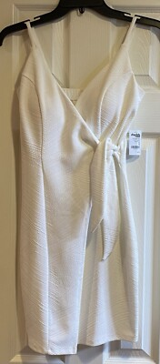 black with white trim dress White Trim Sheath Dress/Black M