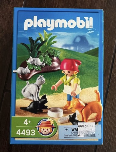 Playmobil 4493 bambina bambina e gatti. Incompleto. Senza scatola - Foto 2 di 3