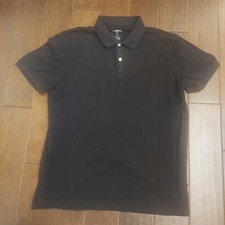 Goodfellow  Co. Men's Black Collared Loring Polo Standard Shirt Size Large