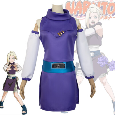 Naruto Yamanaka Ino Cosplay Costume Ninja Uniform Performance Outfit for Women