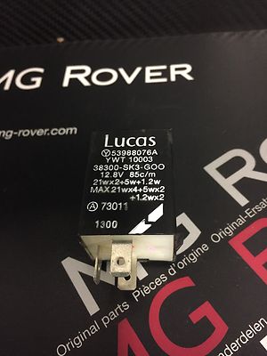 MGF MG TF MG ROVER / LANDROVER / DISCOVERY LUCAS YWT 10003 BLINKRELAIS