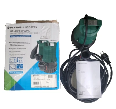 JUNG PUMPEN U3 K Spezial 3 Tauchpumpe für Aggressive Medien 10m Kabel
