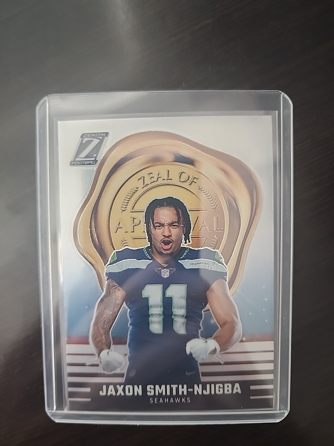2023 Zenith Jaxon Smith-Njigba Zeal of Approval SP Holo Silver Insert RC #29