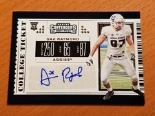 2019 Contenders Draft #152 Dax Raymond Utah State Bears TE Rookie Auto Lot G