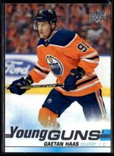 2019-20 Upper Deck young guns Gaetan Haas #232