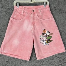 Vintage Disney Minnie Mouse Jerry Leigh Women Shorts Jr Size 7/8 High Waist-M