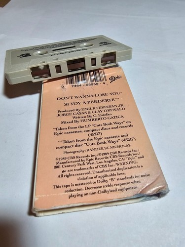 1980s PAULA ABDUL & GLORIA ESTEFAN CASSETTES SINGLES TAPES STRAIGHT UP FOREVER - Picture 4 of 18