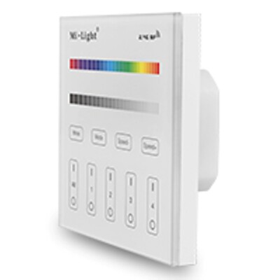 MILIGHT - Fernbedienung Wandsteuerung Smart Panel - 4 Zonen - RGB-W