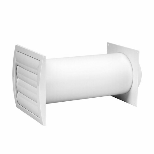 Grille De Ventilation Ronde Noire 125mm – Bouche D'aération EUROPLAST Pour Soffites