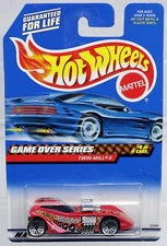 Hot Wheels Twin Mill II 1999 Game Over Series - 21308 New NRFP Pink LW 1:64