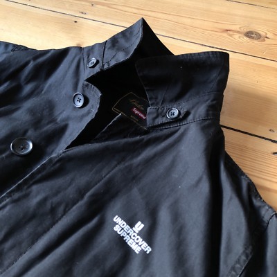 SUPREME UNDERCOVER COLLAB “ANARCHY IS THE KEY” Black Long Coat