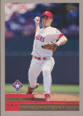 2000 Topps #195 Mike Morgan Texas Rangers Baseball Card