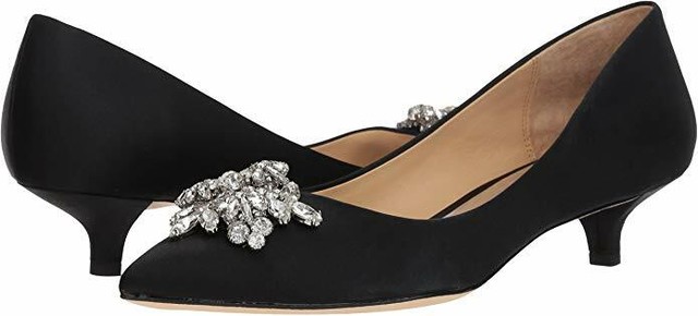 badgley mischka kitten heel