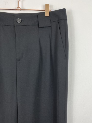 Ba&sh Trousers Womens Size 12 UK Black Tapered Wool Pleated Occasion 3 Bash - Picture 6 of 24