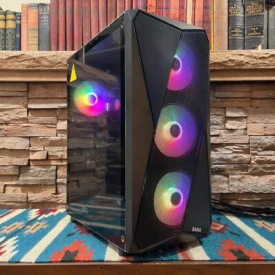 Custom RGB Gaming PC  Ryzen 5 3600  GTX 1060 6GB  16GB DDR4-3600  512 SSD  Wifi