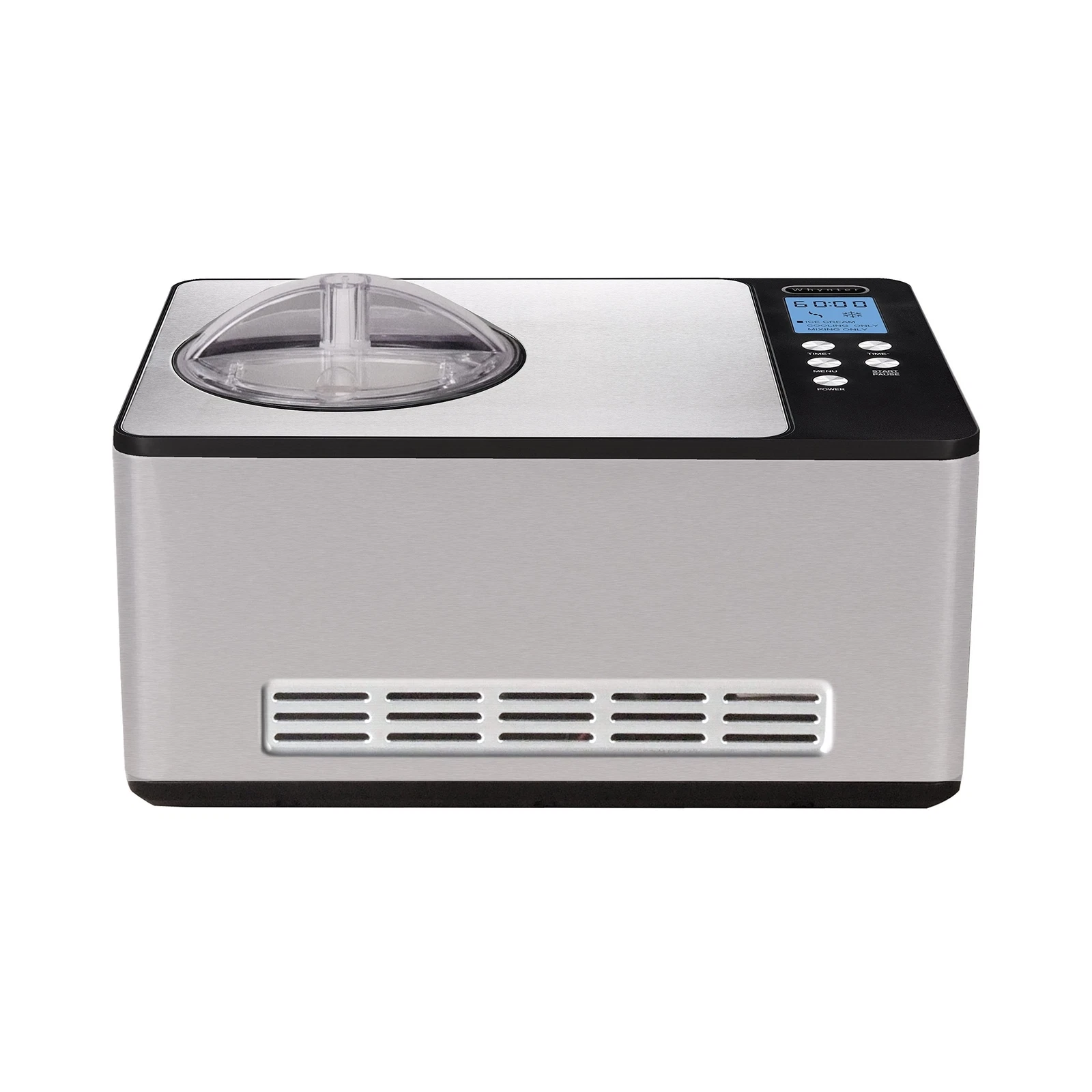 Whynter ICM-200LS 2-Quart Stainless Steel Automatic Ice Cream Maker With Comp...