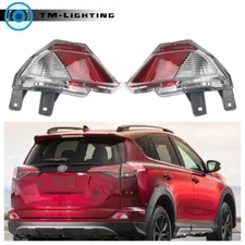 Left Side&Right Side Rear Back Up Lights Lamp For TOYOTA RAV4 HYBRID 2016-2018