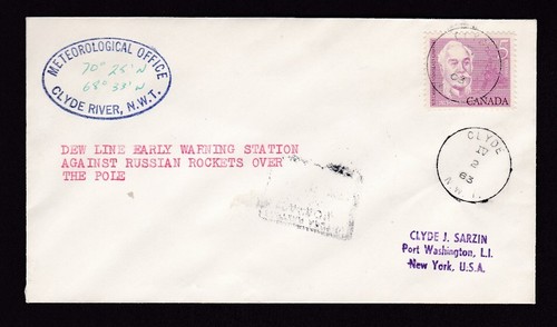 CANADA ARCTIC 1902-70 Covers Postmarks Signed Ships etc ..PRICED SINGLY - Picture 42 of 53