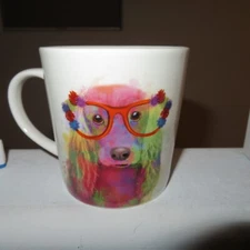 Color Splash PPD Trend Bone China Mug Layla DACHSHUND 13.5 oz w/Gift Box NEW