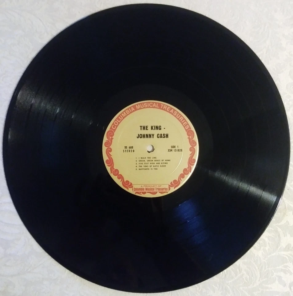 GATEFOLD COVER JOHNNY CASH/TAMMY WYNETTE THE KING/THE QUEEN DOUBLE P2S 5418 VG+ Foto 4 de 4