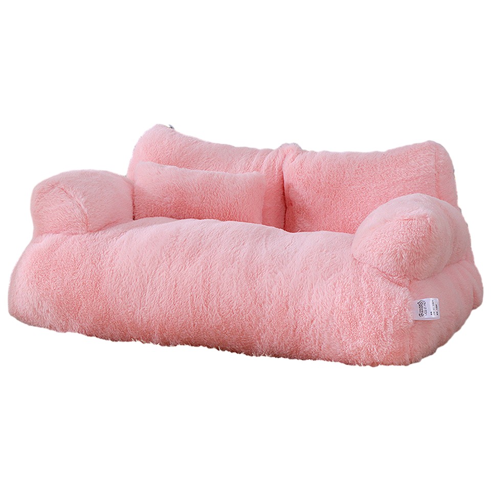 Warm Pet Bed Soft Comfortable with Removable Washable Cover Plush Dog