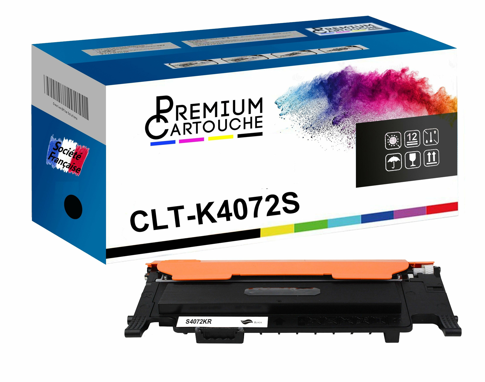 Cartouche toner CLT-4072S noir compatible imprimante laser Samsung