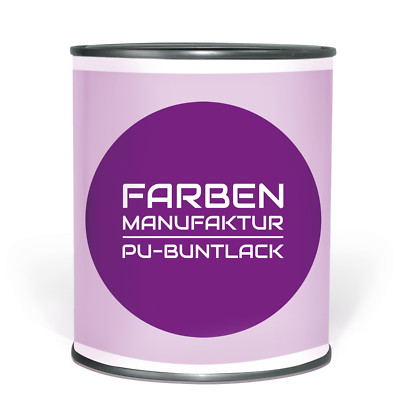 Buntlack PU Satin Decklack Premium Acryl Lack RAL sdgl. Renovierfarbe 1/2L