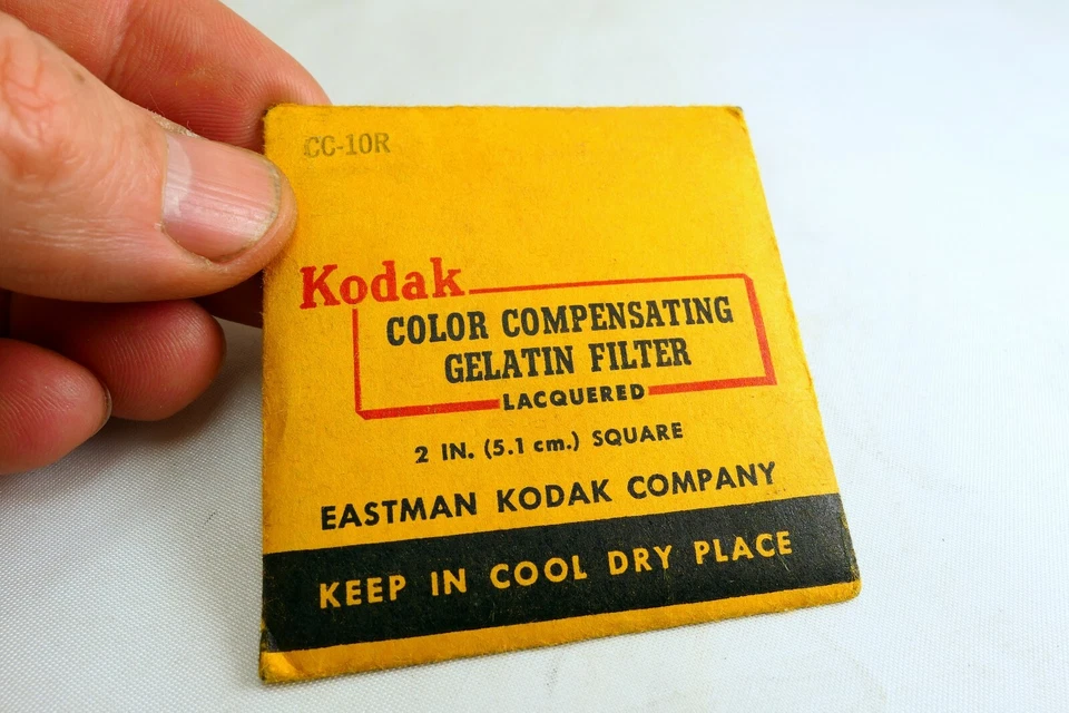 Kodak CC-10R gelatin pink square Lens Filter 52X52mm 2X2" wratten - Image 2 of 4