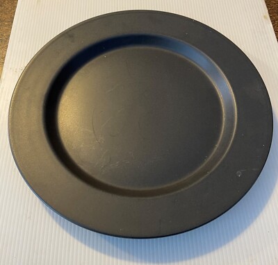 Calvin Klein Matte Black Platter-Plate as shown | eBay