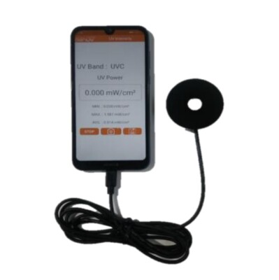 Smart UVC Checker 2.0 /UV Meter 220-280nm UV Intensity Measurement/ Android App