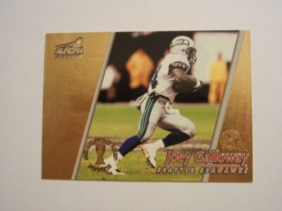 1998 PACIFIC AURORA FOOTBALL GOLD CHAMPIONSHIP FEVER JOEY GALLOWAY #44 SEAHAWKS