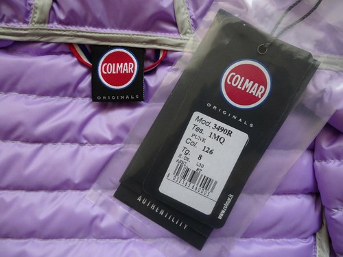 COLMAR ORIGINALS PUNK Down Jacket piumino giacca unisex cappuccio taglia 8/130 NUOVA ETICHETTA - Foto 8 di 10